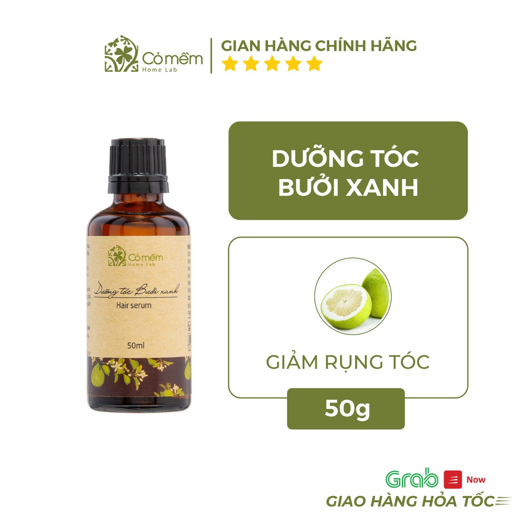 Dưỡng Tóc Bưởi Xanh Giúp Tóc Chắc Khỏe Mềm Mượt Cỏ Mềm 50ml