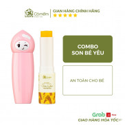 Bộ Son Môi Cho Bé Yêu An Toàn Từ Thiên Nhiên Cỏ Mềm 8g