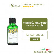 Tinh Dầu Tràm Gió Nguyên Chất An Toàn Cho Bé Giúp Giữ Ấm Ngừa Cảm Lạnh Đuổi Muỗi Cỏ Mềm 30ml