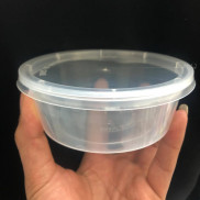 Hộp đựng slime 250 ml, hũ đựng slime size L