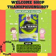 Bánh tráng ABI bánh tráng phơi sương vị trà xanh matcha thơm ngon ngọt béo túi zip thực phẩm và đồ uống