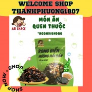 Bánh tráng ABI rong biển cháy tỏi nướng hải sản ăn liền túi zip gói 50g thực phẩm và đồ uống