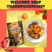 Bánh tráng ABI da cá hoàng kim chiên giòn sốt trứng muối túi zip gói 90g thực phẩm và đồ uống