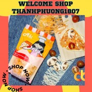Bánh tráng ABI bánh tráng phơi sương vị pizza thơm ngon lạ miệng túi zip gói 80g thực phẩm và đồ uống