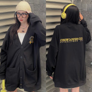Áo khoác cardigan logo A ulzzang (ẢNH THẬT)