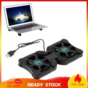 Quạt tản nhiệt làm mát kiêm giá đỡ laptop sạc bằng cổng USB có thể gấp lại tiện lợi