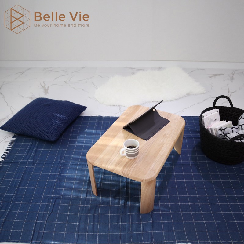 Bàn Trà Gỗ Chân Gâp Gọn BELLEVIE Bàn Làm Chân Gỗ Việc Phong Cách Hiện Đại BRUNCH TABLE