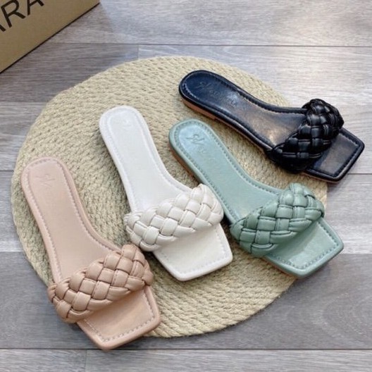 ( 4 màu ) Dép Lê Quai Tết Phồng Da Mềm + ảnh thật