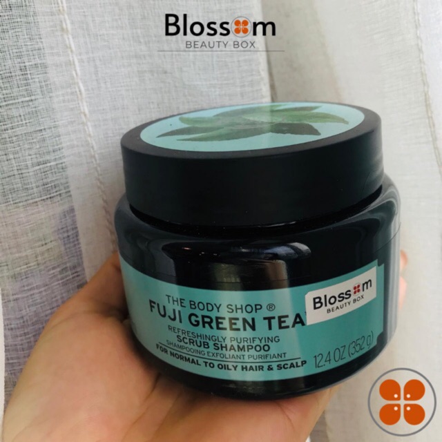Dầu gội tẩy da chết da đầu Fuji Green Tea Hair Scrub the body shop