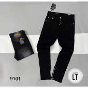 Jean Đen Phối Khoá Đơn Giản - Quần Jean D2 cho Nam