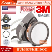 Bộ mặt nạ phòng độc 3M 3200 4 món - Mặt nạ chống độc, bụi - dùng phun sơn, phun xịt hóa chất