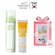 Bộ Sản Phẩm Xịt khoáng Lúa Mạch Và Kem Chống Nắng Prime Guard Chính Hãng So Natural