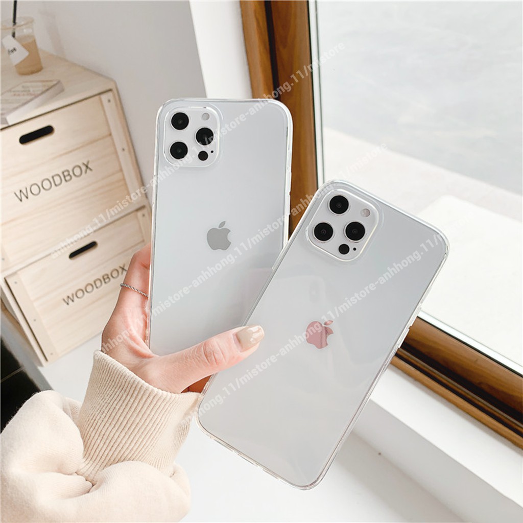 Ốp lưng iPhone dẻo trong chống va đập iphone 6/6plus/6s/6splus/7/7plus/8/8plus/x/xs/xsmax/11/11promax/12/12pro/12promax