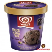 Kem socola hạnh nhân Selection Choco Almond Wall's hộp 450g