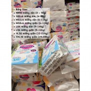 Tã Bỉm Dán/Quần Merries nội địa cộng miếng đủ size M74/ M58+6/L44+6/XL38+6/XXL26+2; NB 90+6/S82+6/M64/M76/L54+4/L64+4