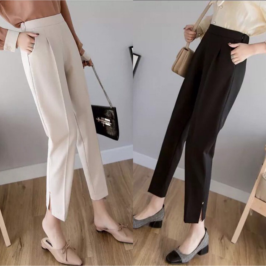 Quần tây xẻ gấu siêu xinh