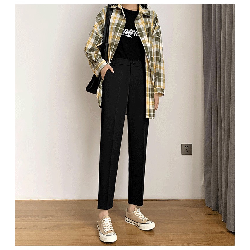 Quần tây công sở hàn quốc - cúc khóa