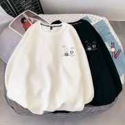 Áo sweater nỉ đôi bạn Unisex (nam nữ ảnh thật video tự chụp)