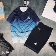 Bộ quần áo thể thao nam bộ đồ nam thun lạnh phối màu