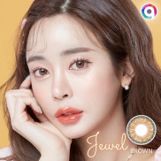 Kính áp tròng QUỲNH LENS jewel brown 0 độ