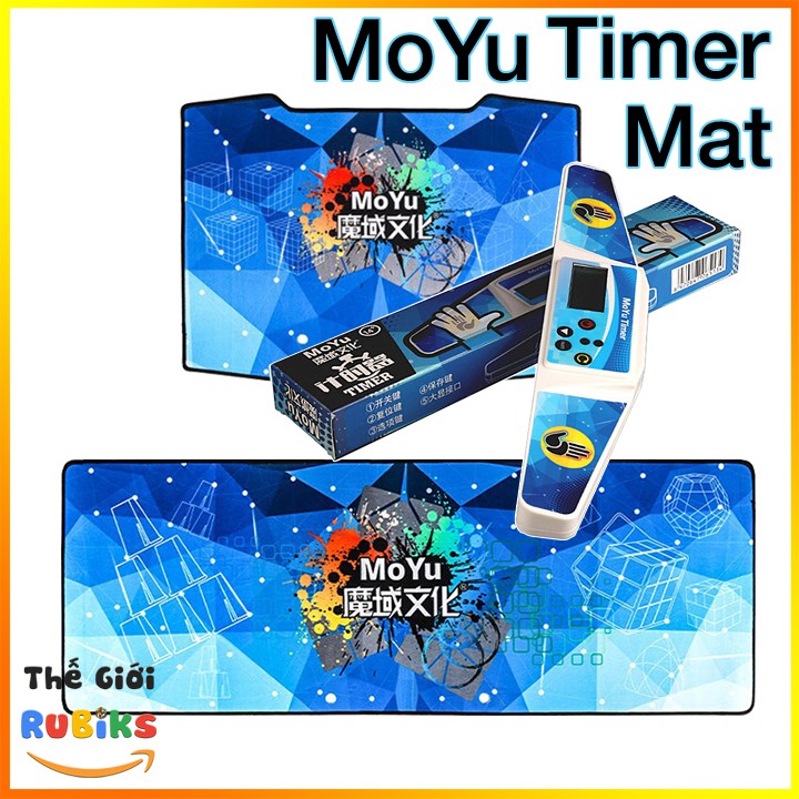 MoYu Timer / MoYu Mat - Đồng Hồ Đếm Thời Gian Rubik / Thảm Chơi Rubik