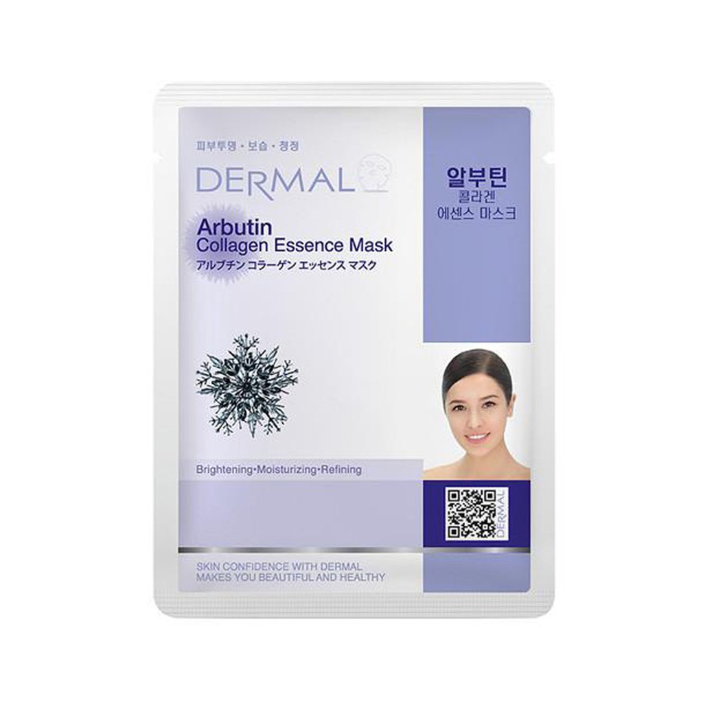Mặt nạ Dermal dưỡng da tinh chất Arbutin Colagen 23g
