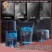 BỘ 3 SẢN PHẨM LAIKOU Chăm Sóc Da Mặt Cho Nam 50g Kem Dưỡng Ẩm + 100g Sữa Rửa Mặt + Bộ Dưỡng Da Kiểm Soát Dầu Toner 160ml