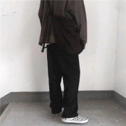 Quần nỉ dài Black Pants, JACK LANE, quần nỉ nam nữ Unisex Jack Lane ống xuông