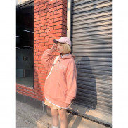 Áo Hoodie Logo BLVCK essential - French rose