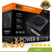 Nguồn máy tính XIGMATEK X-POWER III X-650 (EN45990) 600W - Phiên bản mới 2020