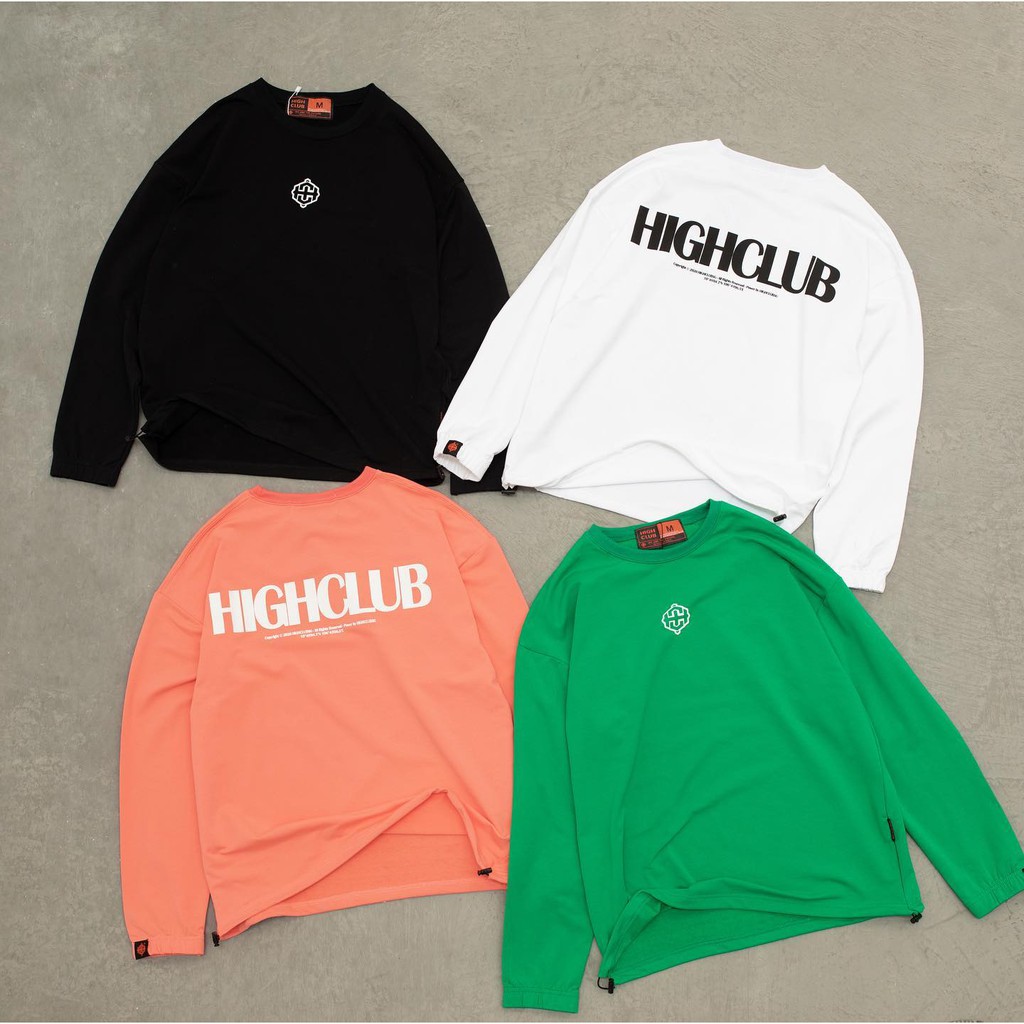 HIGHCLUB Áo Overflow Longsleeve