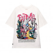 Eat Me Tee - Cream/White