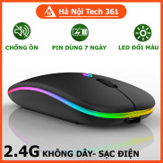 Chuột Không Dây A2 ,Dùng Pin Sạc, Click Không Gây Tiếng Ồn, Khoảng Cách Tín Hiệu 10-20m