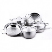 Bộ nồi inox 3 đáy cao cấp Fivestar FS08C