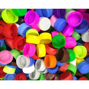 100 Nắp chai nhựa nhiều màu - thủ công mầm non