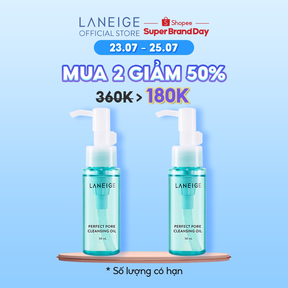 Dầu tẩy trang dịu nhẹ Laneige Perfect Pore Cleansing Oil 50Ml