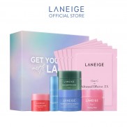 Bộ sản phẩm top mặt nạ làm sạch & làm đẹp từ trong giấc ngủ LANEIGE Sleeping Mask & Clear-C