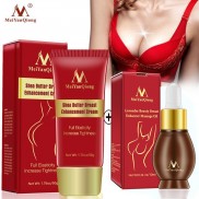Set tinh dầu hoa oải hương + kem massage nở ngực MeiYanQiong chiết xuất bơ hạt mỡ