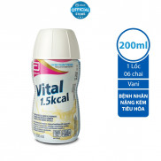 Lốc 6 chai Sữa nước Vital 1.5Kcal 200ml/chai