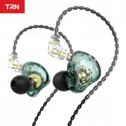 Original TRN MT1 Hi-FI 1DD Dynamic In-ear Earbuds Drive HIFI Bass Metal Monitor Running Sport Earbuds