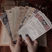 60 Sticker cổ điển retro mohamm phong cách hoài niệm trang trí sổ tay DIY