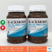 Dầu cá Blackmores Odourless fish oil Mini Caps - Dầu cá không mùi blackmores 400v Úc