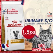 1.5kg - Hạt Urinary S/O Royal Canin Thức ăn mèo sỏi thận viêm bàng quang tiểu dắt