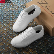 Giày Sneaker Da Unisex DINCOX D34 Sành Điệu White