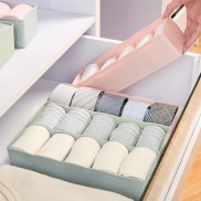 Hộp chia ngăn đựng tất, vớ, khay đựng áo lót, đồ lót 5 ngăn bằng nhựa tiết kiệm không gian (chia ngăn tủ) 88102