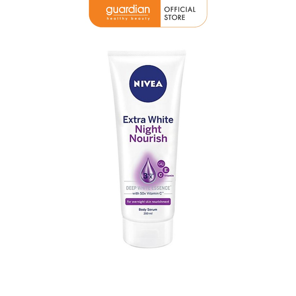 Tinh chất dưỡng thể dưỡng trắng da Nivea ban đêm (200ml)