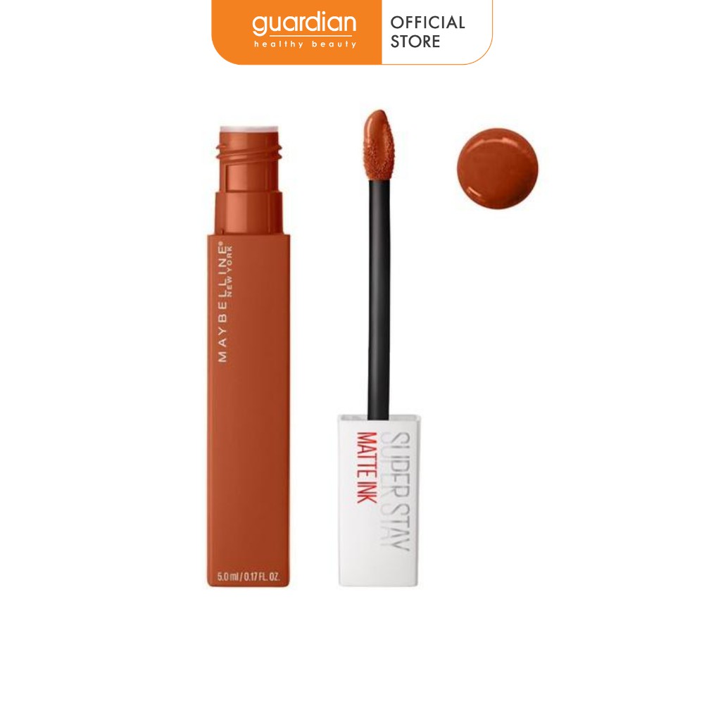 Son kem chuẩn lì giữ màu 16h Maybelline Super Stay Matte Ink Phiên Bản City (5ml) Tông 135 Globetrotter