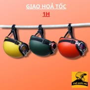 Mũ bảo hiểm nửa đầu nón 1/2 MÀU TRƠN nhiều màu Siêu HOT cao cấp có kính Thế Giới Mũ Bảo Hiểm