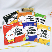 Sách - Ehon Bé Tự Tin Giao Tiếp (3-8t) - Bộ 6 quyển tặng kèm Túi tote Tủ sách Gia Đình Nhỏ