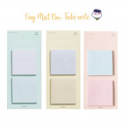 Set Nhãn Dán 60 Tờ Màu Cream Pastel Ngọt Ngào  - Ong Mặt Bự